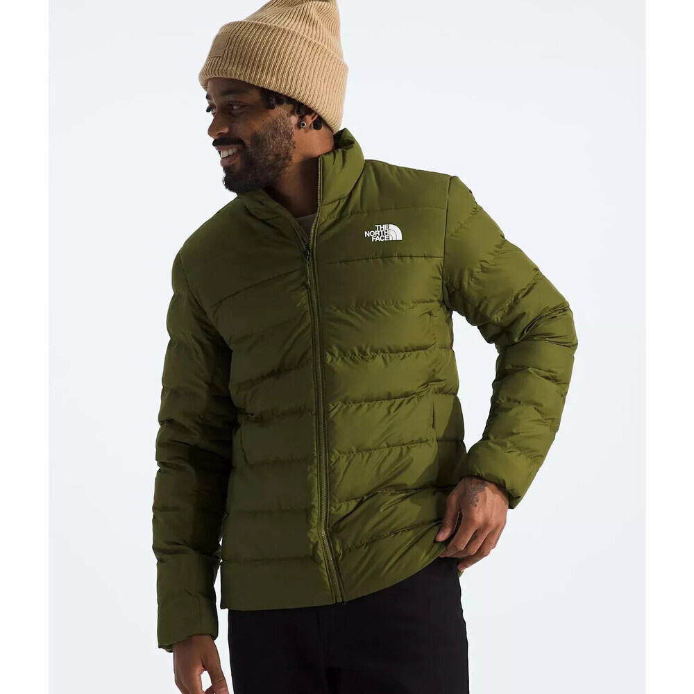 The North Face Aconcagua 3 NF0A84HZPIB Puffer Jacket Mens Green Full Zip APP2330
